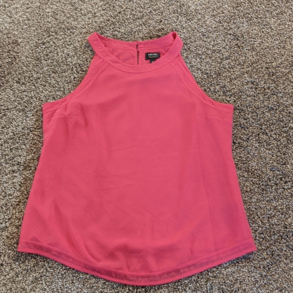 Nicole Miller high neck tank Sz M